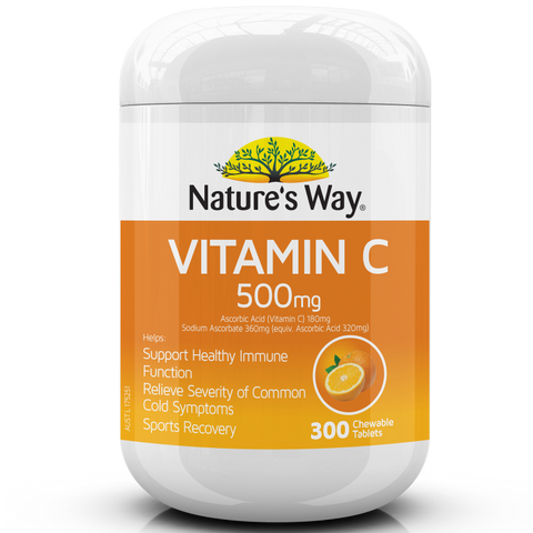 Nature's Way Vitamin C 500mg 300 Tablets