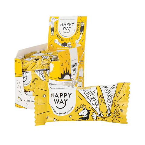 Happy Way Kid's Snack Bar Banana 18x30g