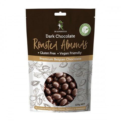 DR SUPERFOODS Roasted Almonds Dark Chocolate 125g