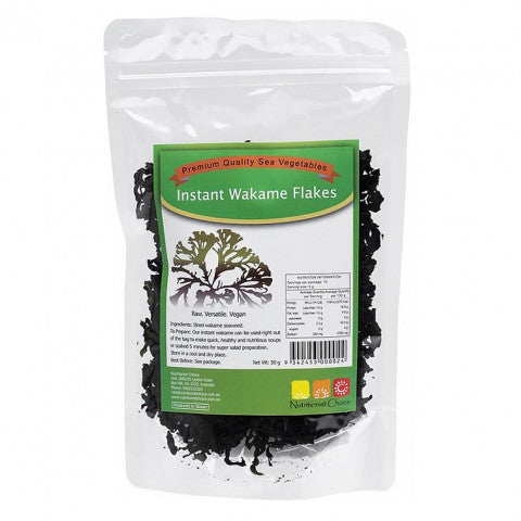 NUTRITIONIST CHOICE Sea Vegetables Wakame Flakes 50g