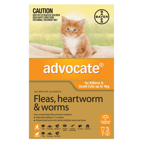 Advocate for Kittens and Small Cats (Up to 4kg) - 6 Pack