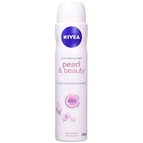 Nivea Pearl & Beauty 48 Hour Aerosol Antiperspirant Deodorant 250ml