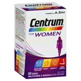 CENTRUM FOR WOMEN 60 TABLETS