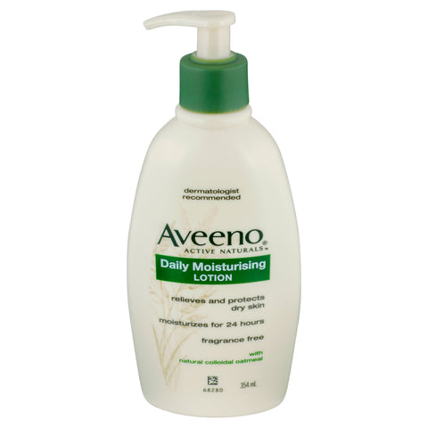 Aveeno Active Naturals Daily Moisturising Lotion Fragrance Free 354mL