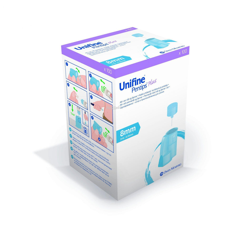 Unifine Pentips Plus Short 8mm 100