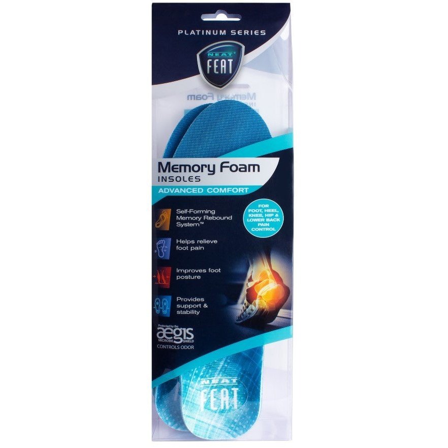 Neat Feat Advanced Memory Foam Insoles Men