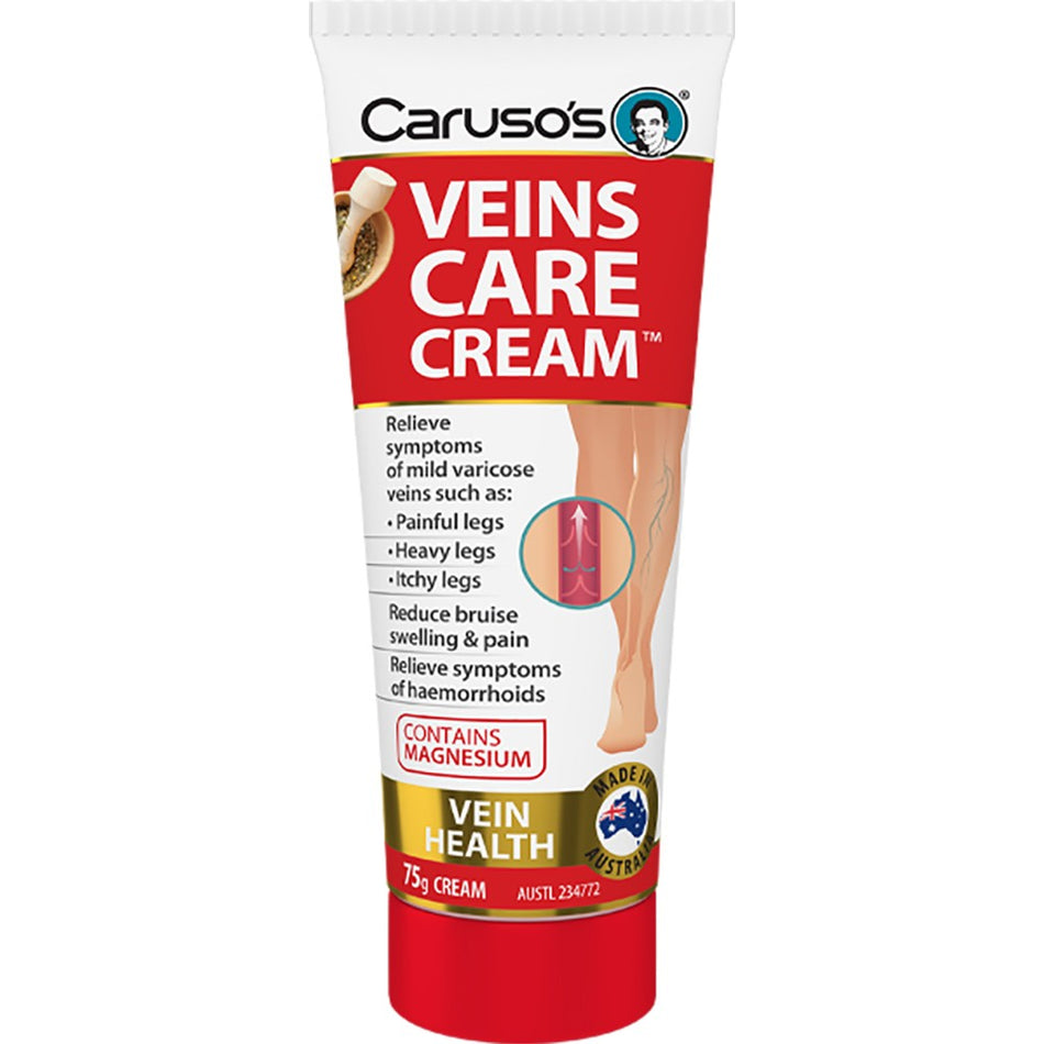 Caruso's Natural Health Veins Care Cream 75g