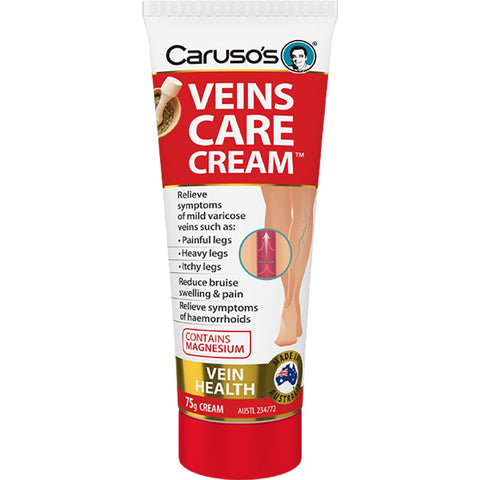Caruso's Natural Health Veins Care Cream 75g