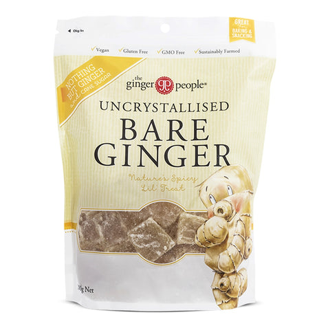 THE GINGER PEOPLE Uncrystallised Bare Ginger 200g