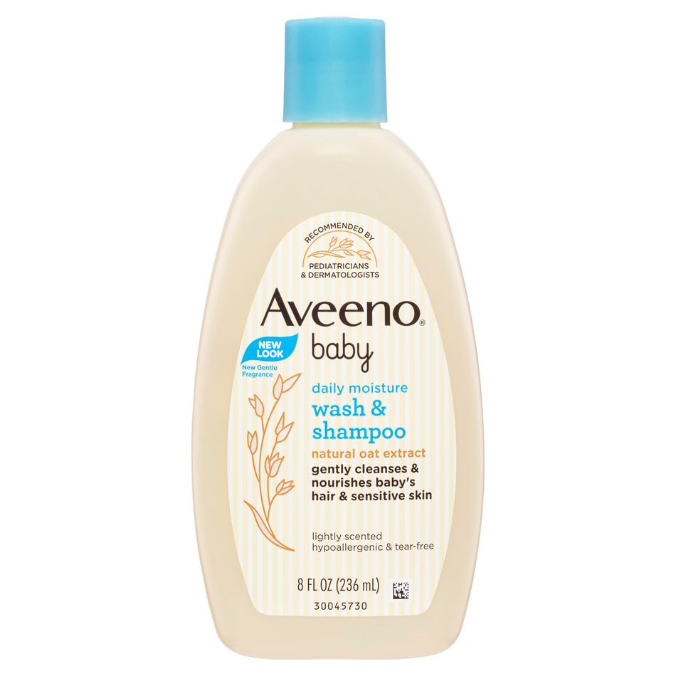 Aveeno Baby Daily Moisture Lightly Scented Wash & Shampoo 236ml