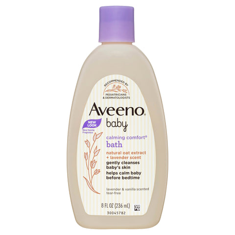 Aveeno Baby Calming Comfort Lavender & Vanilla Scented Bath 236mL