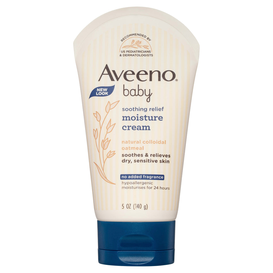 Aveeno Baby Soothing Relief Fragrance Free Moisture Cream 140g