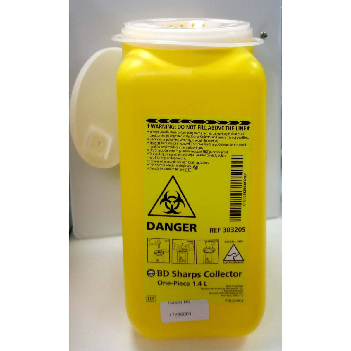 Bd Sharp Coll Buy BD Sharps Collector 1.4 Litre Online at Cutpricepharmacy ...