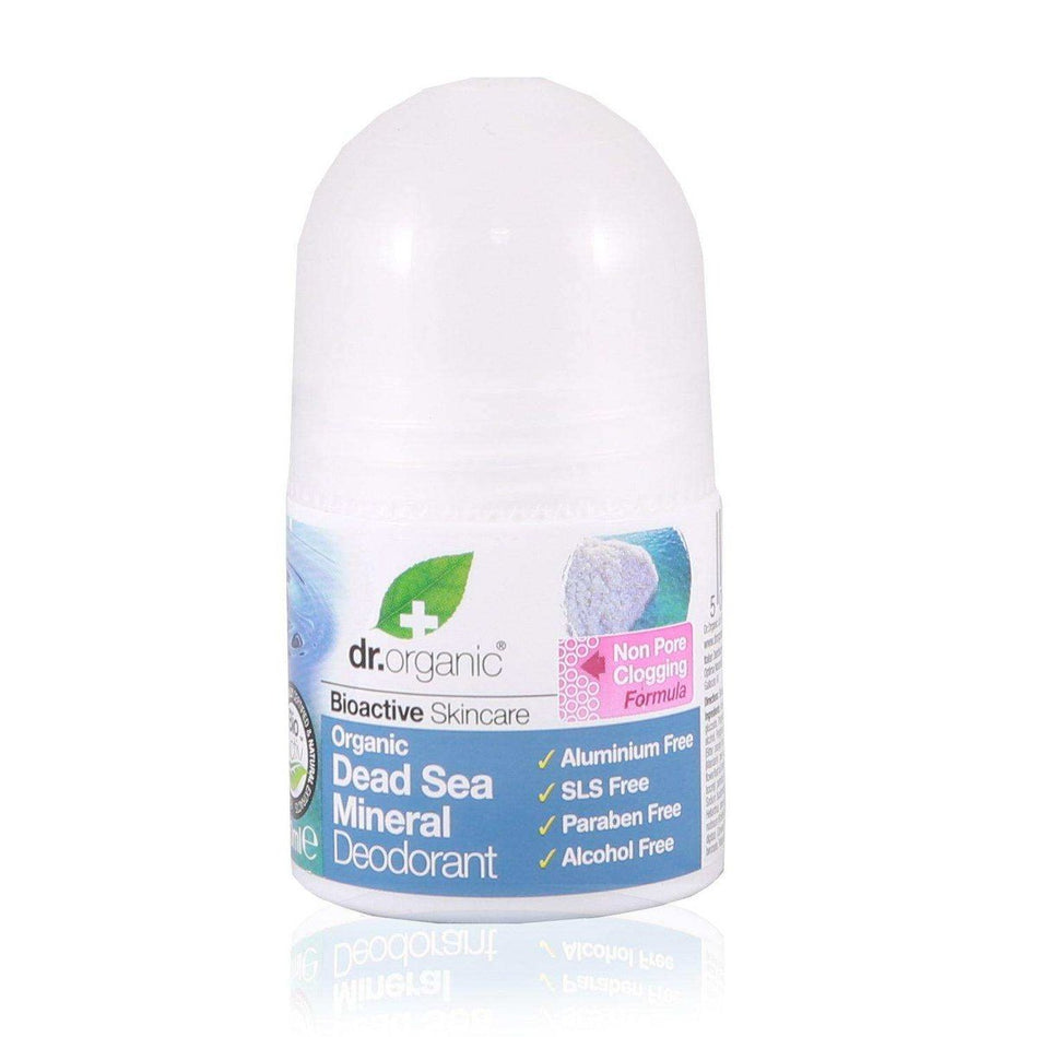 DR ORGANIC Roll-on Deodorant Organic Dead Sea Mineral 50ml