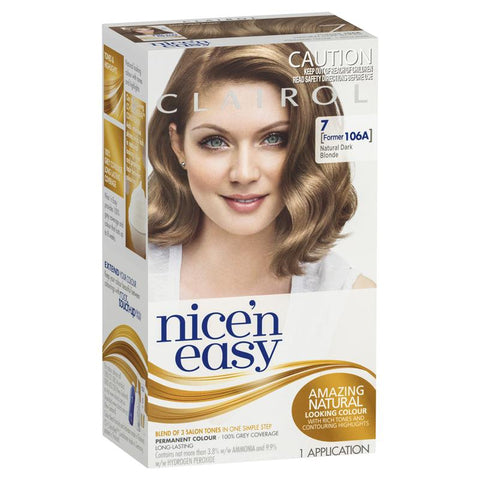 Clairol Nice & Easy 7 Natural Dark Blonde Hair Colour