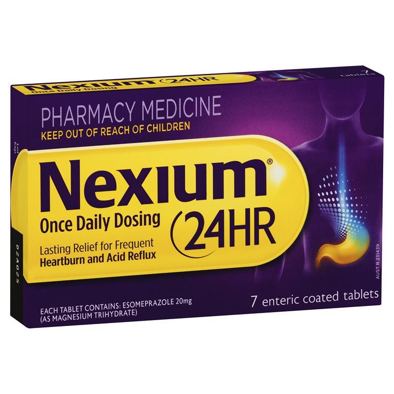 Nexium 24hr 20mg Tablets 7