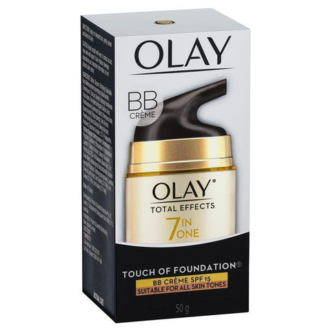 Olay Total Effects 7 in One Touch of Foundation Face Cream BB Crème SPF 15 50g