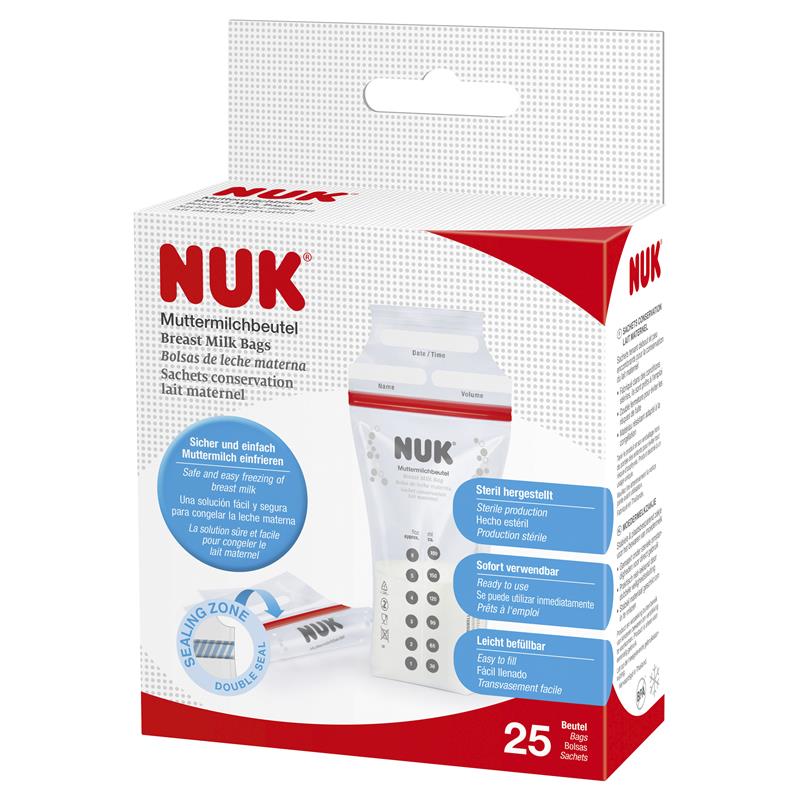 Nuk Breast Milk Bags 25 Pack