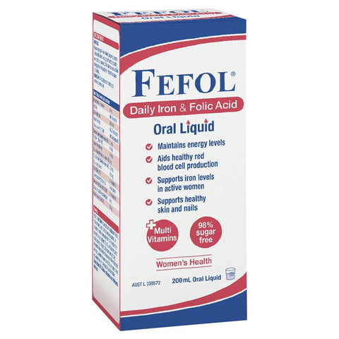 Fefol Daily Iron Oral Liquid 200ml