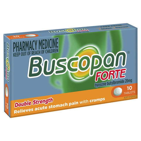 Buscopan Forte 20mg 10 Tablets