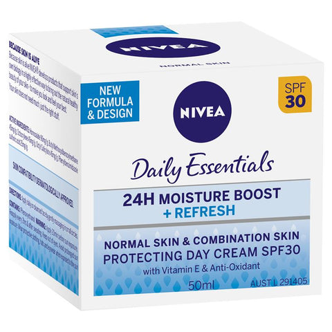 Nivea Daily Essentials Light Moisturising Day Cream SPF30+ 50mL