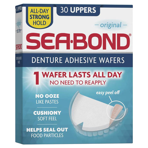 Sea Bond Denture Adhesive Uppers 30