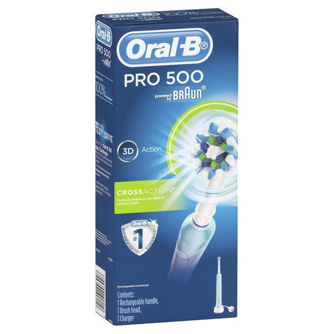Oral B CROSSACTION PRO 500 Rechargeable Electric Toothbrush