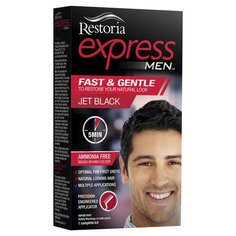 Restoria Express Men Jet Black