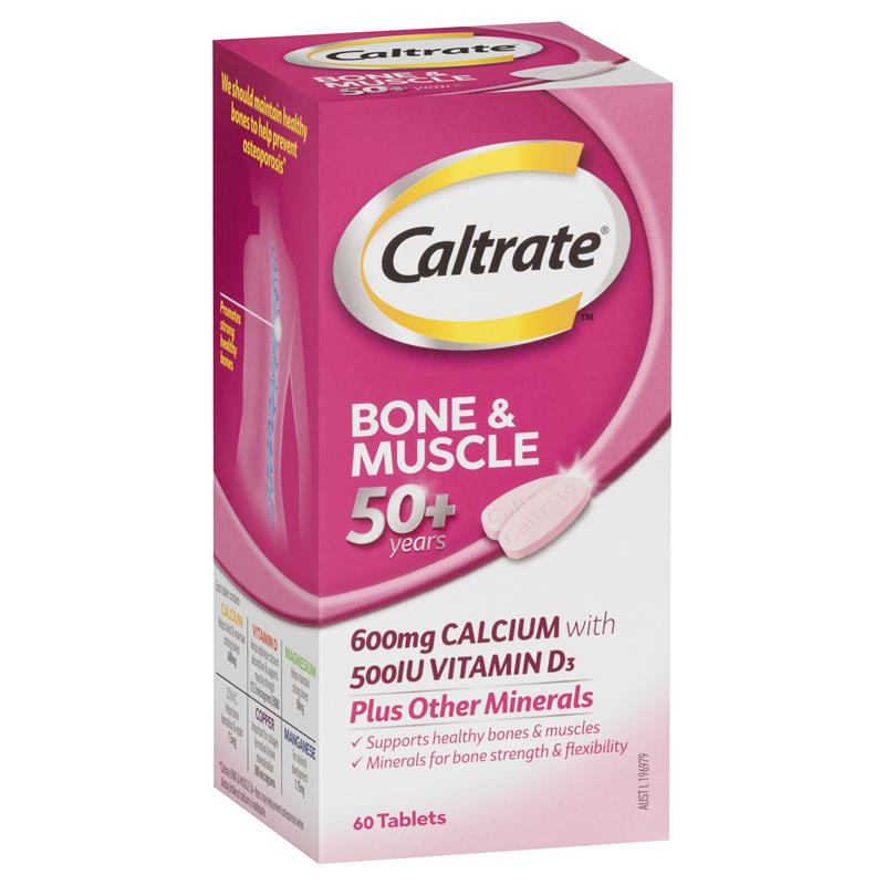 Caltrate Bone & Muscle 50+ 60 Tablets