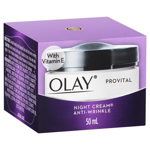 Olay ProVital Anti-Wrinkle Night Face Cream Moisturiser 50mL