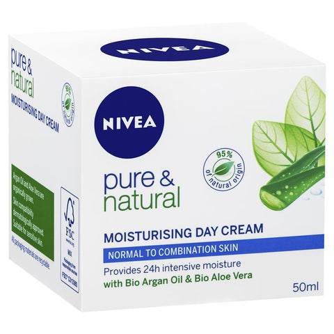 Nivea Visage Pure & Natural Moisturising Day Cream 50ml