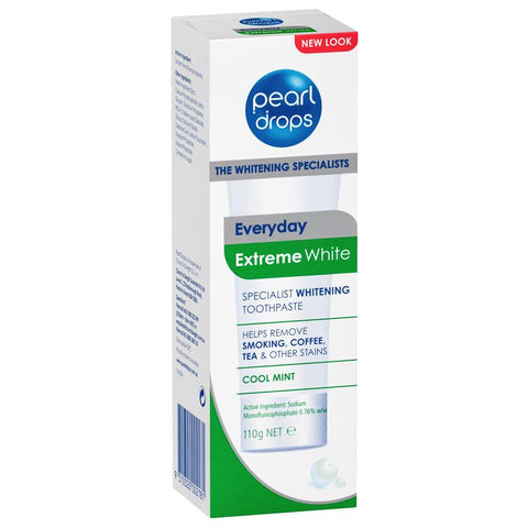Pearl Drops Everyday Extreme White Cool Mint Toothpaste 110g