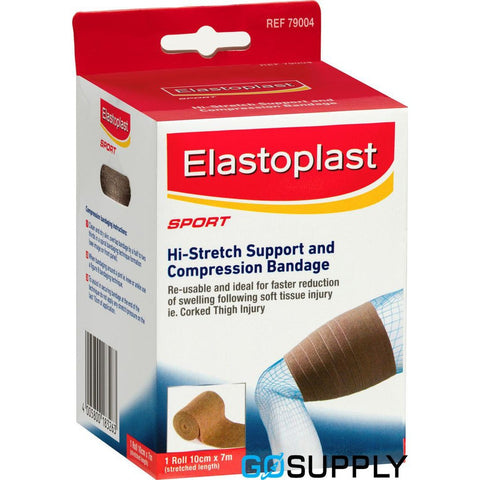 Elastoplast Sport Hi-Stretch Support and Compression Bandage 10cm x 7m