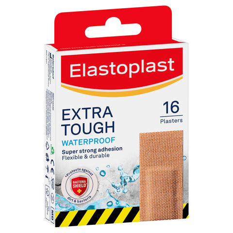 Elastoplast FABRIC Extra Tough Waterproof 16 Pack