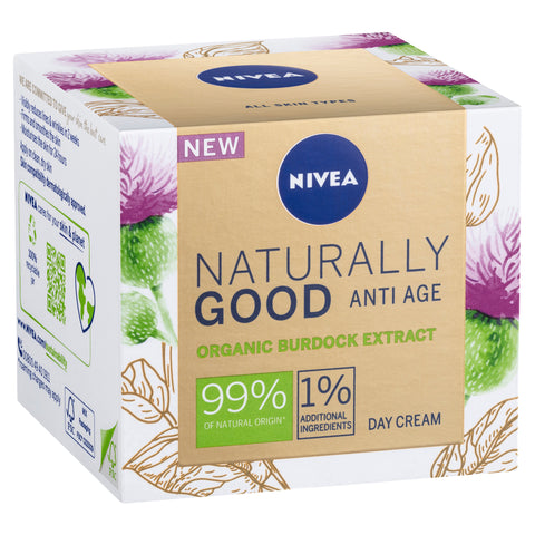 NIVEA Naturally Good Anti-Age Face Moisturiser Cream 50ml