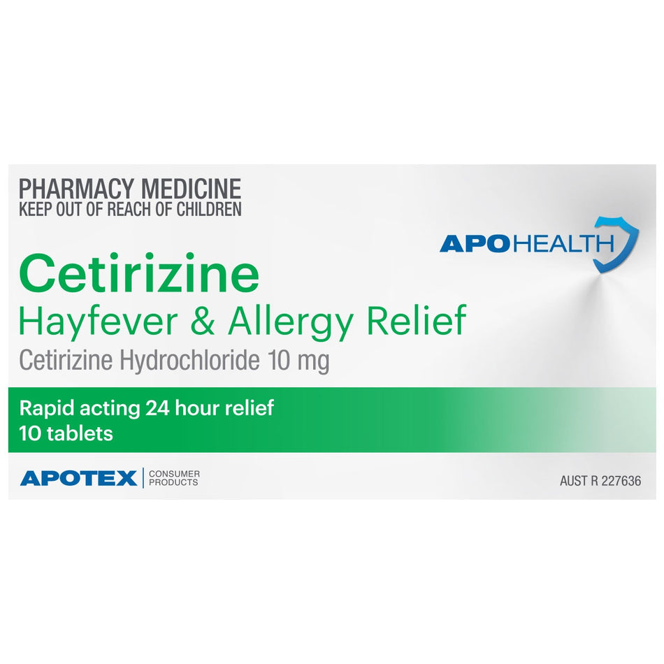 Apohealth Cetirizine 10mg 10 Tablets