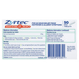 Zyrtec Allergy & Hayfever Antihistamine 50 Tablets
