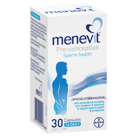 Menevit Pre-Conception Sperm Health Capsules 30