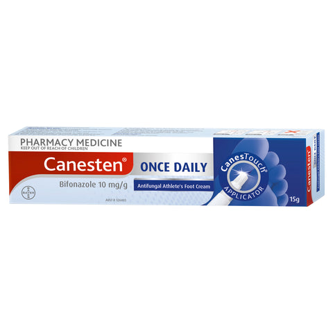 Canesten Once Daily Antifungal Athlete's Foot Cream with Applicator 15g