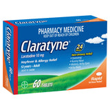 Claratyne Hayfever & Allergy Relief Antihistamine 60 Tablets