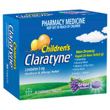 Claratyne Children's Hayfever & Allergy Relief Antihistamine Grape Flavoured Chewable 30 Tablets