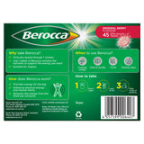 Berocca Energy Vitamin Original Berry Effervescent Tablets 45 pack