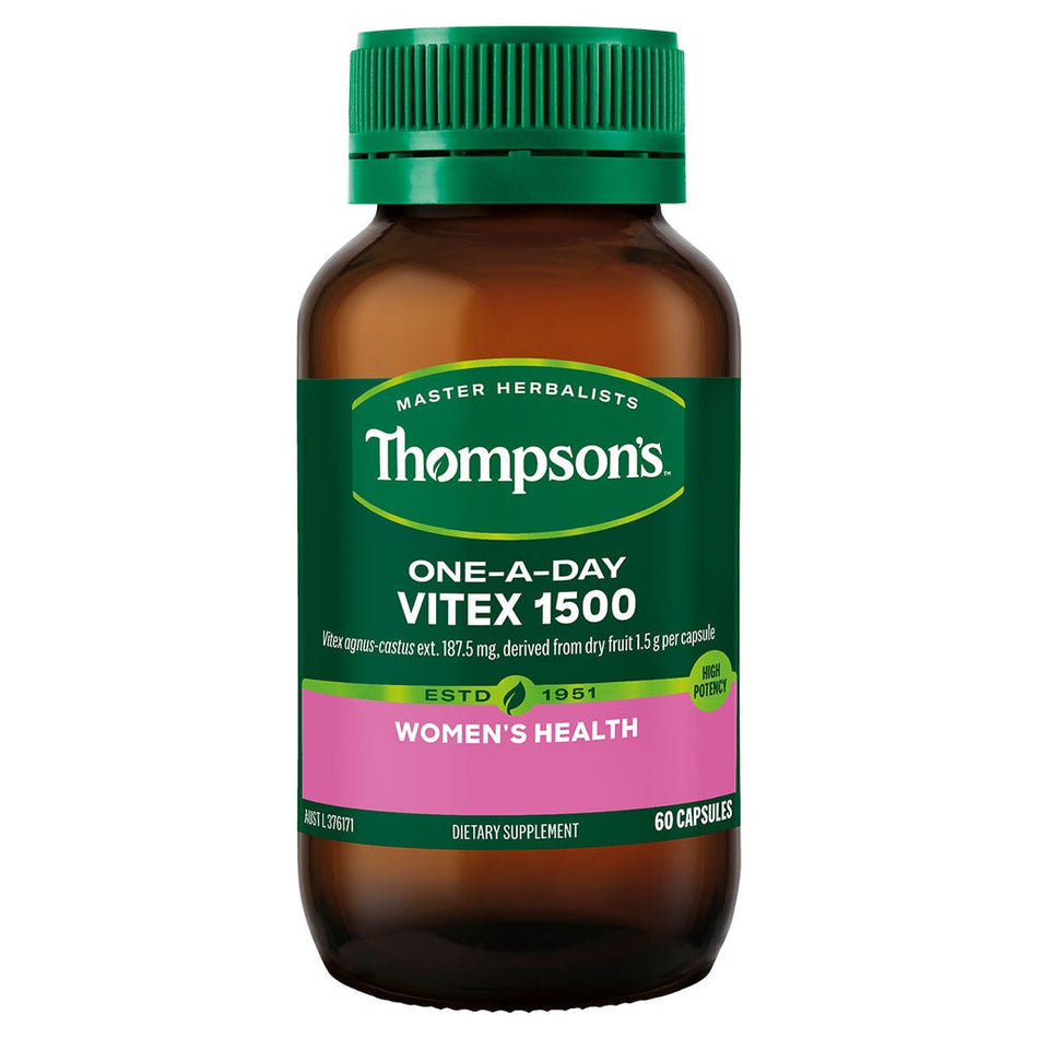 Thompson's One-A-Day Vitex 1500mg 60 Capsules
