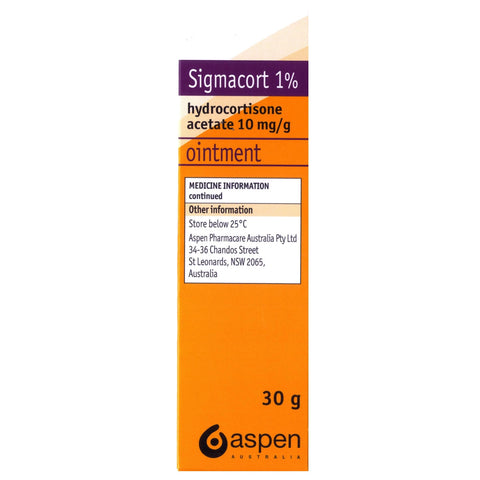 Sigmacort 1% Ointment 30g(S3)