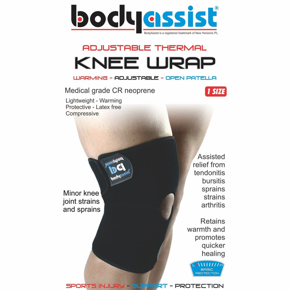 Body Assist Thermal Knee Wrap With Open Patella