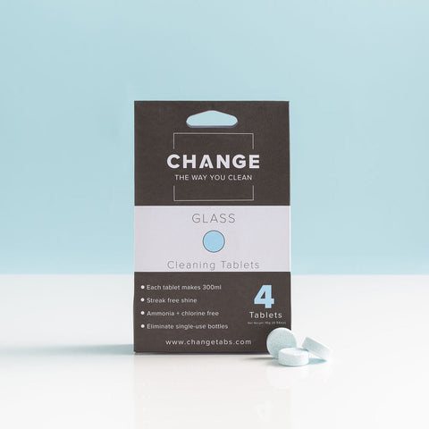 CHANGE Cleaning Tablets Glass 4 Tabs