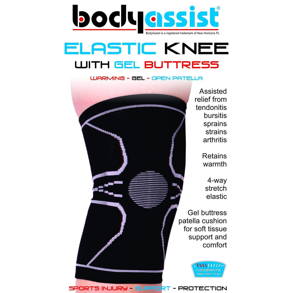 Body Assist Elastic Knee With Gel Buttress