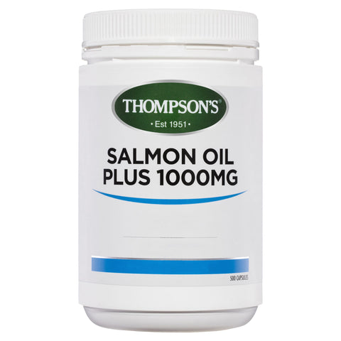 THOMPSON'S SALMON OIL 1000MG 500 CAPSULES