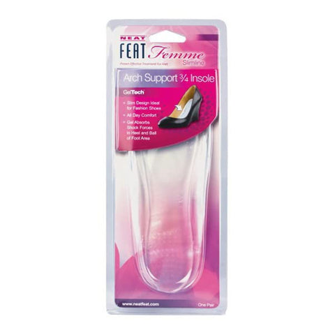 Neat Feat Femme Slimline Gel Arch Support 3/4 Insole