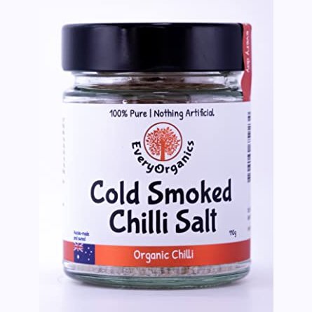 EVERYORGANICS Cold Smoked Chilli Salt Organic Chilli 110g